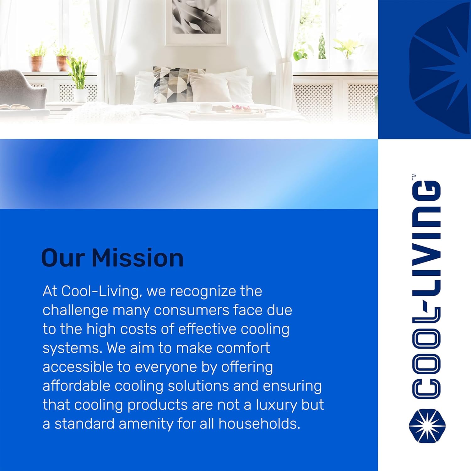 Cool-Living 18,000 BTU Window Mount Room Air Conditioner with Installation Kit and Remote Control, Cools Rooms Up To 1000 Square Feet, White