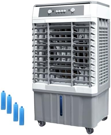 Evaporative Air Cooler, Swamp Cooler Air Conditioner, Evaporative Cooling Fan with 6.6Gal Water Tank, 3 Speeds for Outdoor, Office, Home