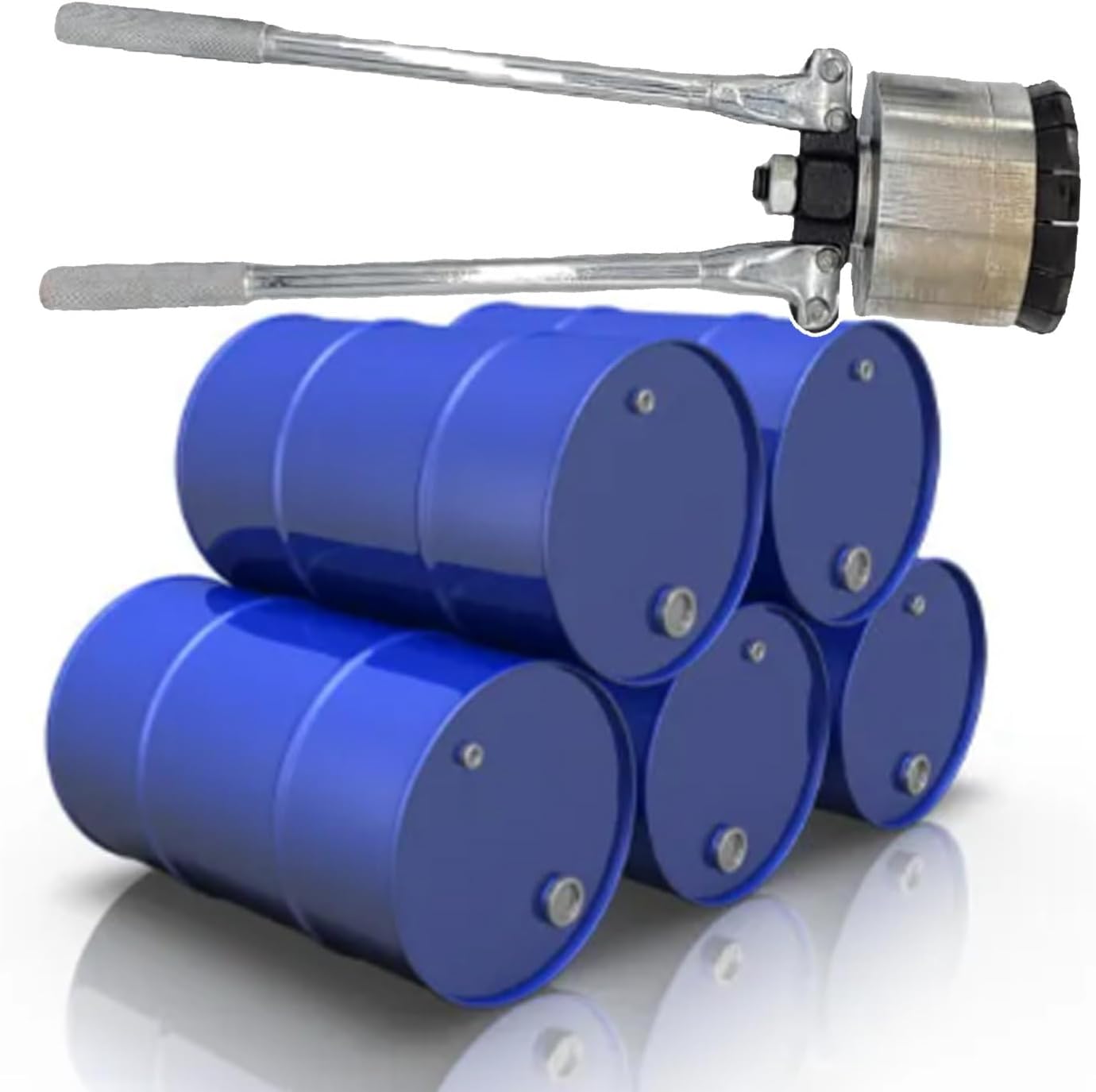 200L/53 Gallon Oil Drum Sealing Machine, Crimper Sealer, Oil Barrel Sealing Machine, Oil Barrel Cap Crimping Tool Crimper Sealer,70Mm-70mm