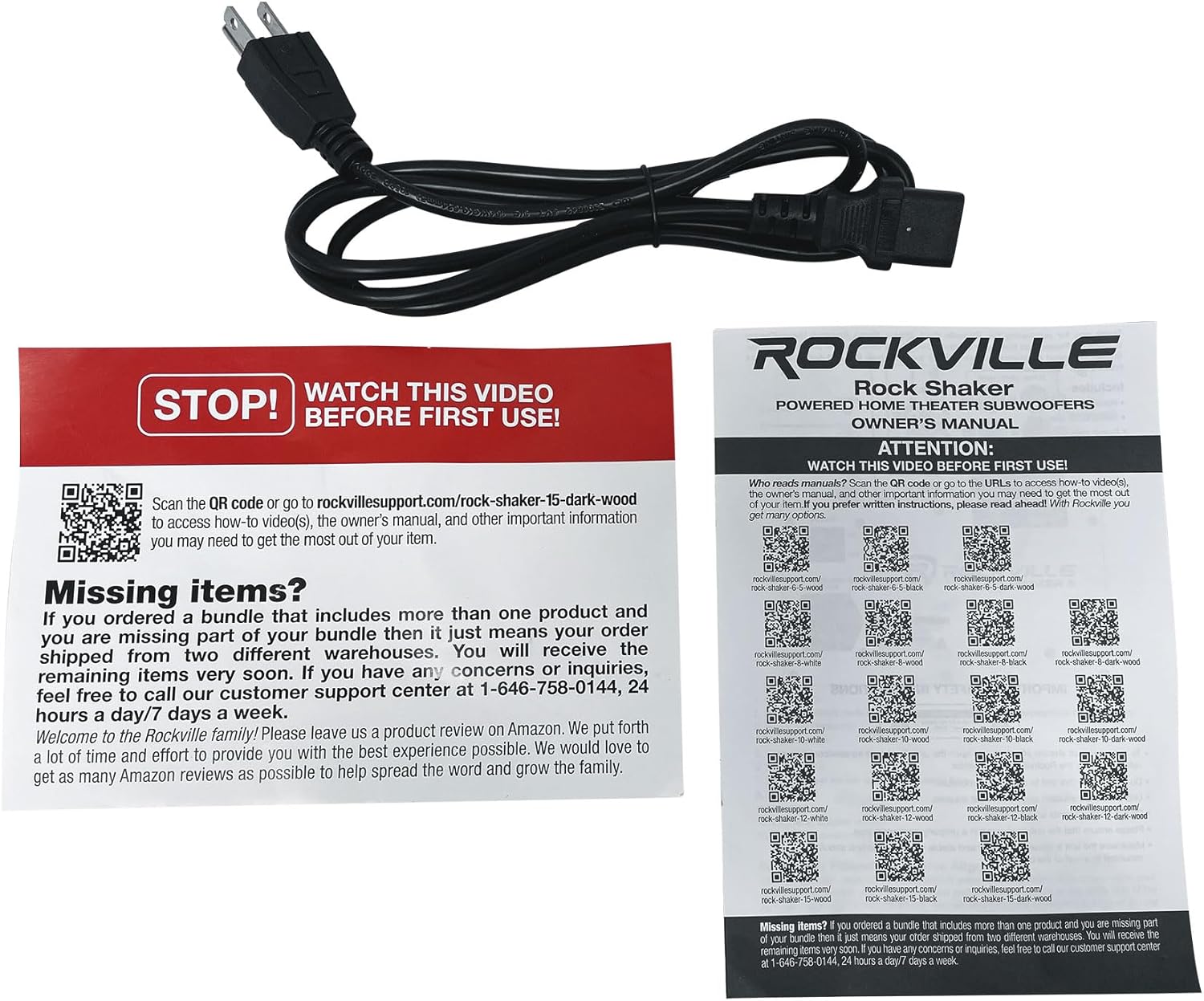 Rockville Rock Shaker 15 Dark Wood 1000W Powered Home Theater Subwoofer, Deep Bass, Class-D Amp, RCA Inputs, for Movies & Studios