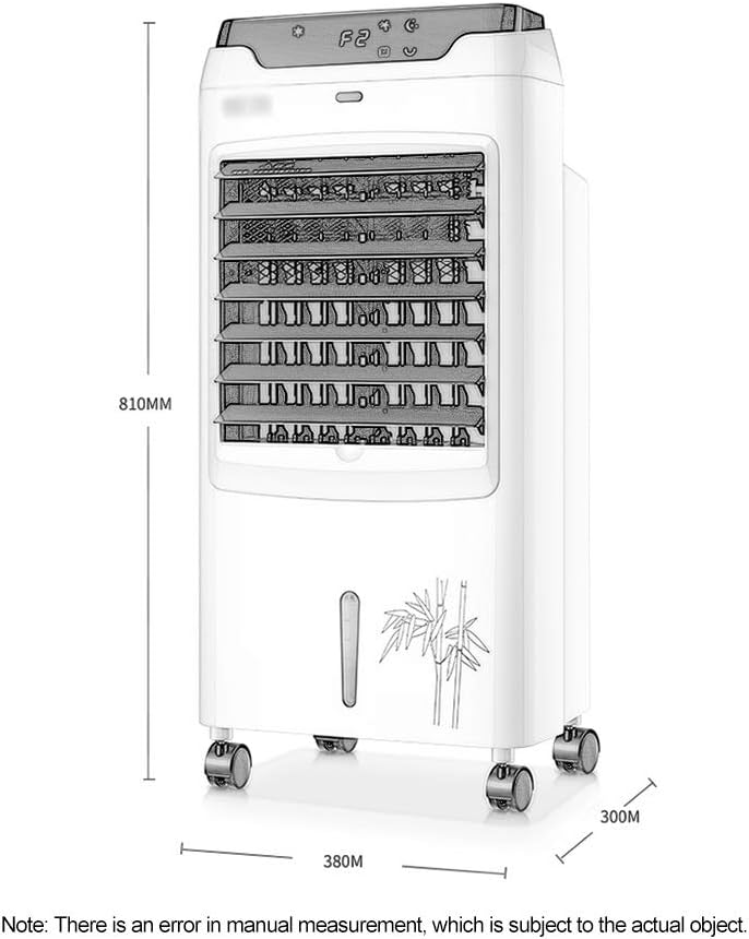 Portable Air Conditioner Fan Portable Air Cooler, Evaporative Small Misting Humidifier Air Conditioner Fan And Bladeless Noiseless Fan, For Office, Dorm, Room(Free Ice Tray)