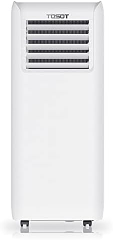 TOSOT 9,000 BTU Air Conditioner Easier to Install, Quiet and 3-in-1 Portable AC, Dehumidifier, Fan for Rooms up to 250 Sq Ft, Aovia Series, White