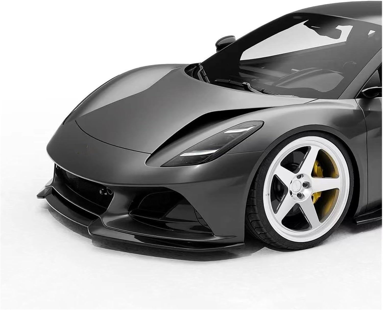 Front Diffuser Lip Compatible for Lotus Emira Real Dry Carbon Fiber Trim Body Kits Auto Parts Car Accessories