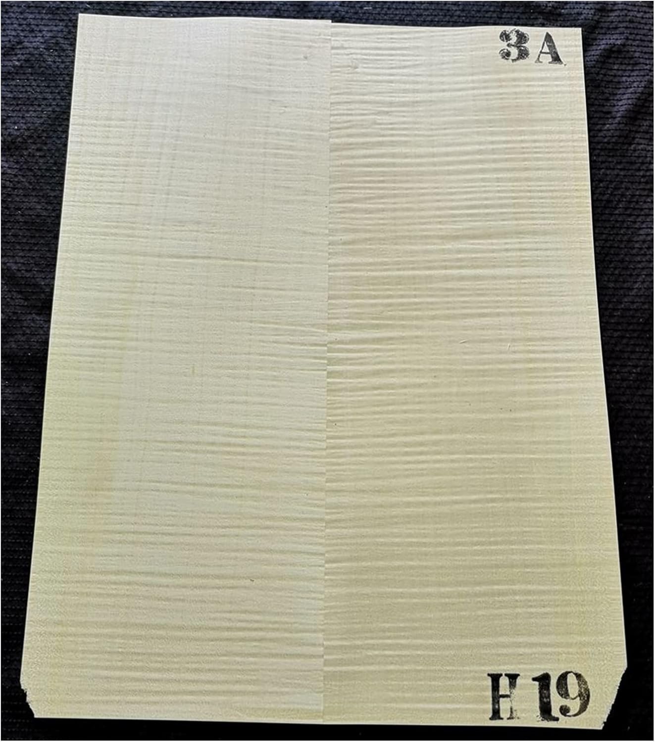TSTS White Tiger Skin Pattern Maple Guitar Veneer Veneer Flame Guitar Making Material Accessories Guitar DIY Accessory (Color : 11)