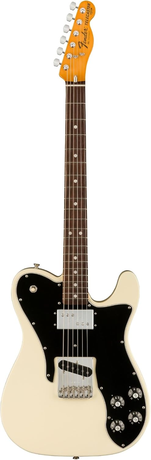 Fender American Vintage II 1977 Telecaster Custom Electric Guitar - Olympic White with Rosewood Fingerboard