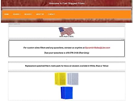 Fast-Shipped-Filters 8 Pack 20x20 Designed to Fit Respicaire CG MicroCLean 95 Air Cleaner Replacement Filter Pads Refills (4 Pack)