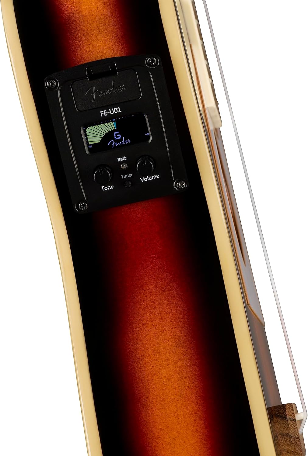 Fender, 4-String Ukulele, Right, 2-Color Sunburst (0970513503)