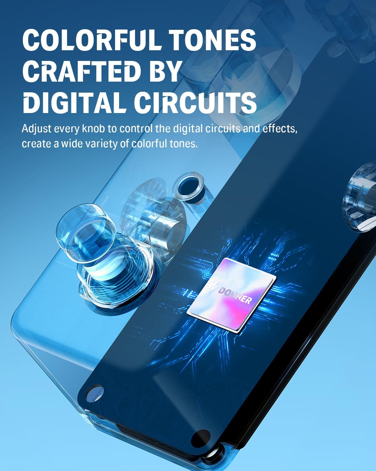 Donner Solid Body Electric Guitar, Matte Finish 39 Inch Metal Electric Guitar Beginner Kits-Modulation Pedal