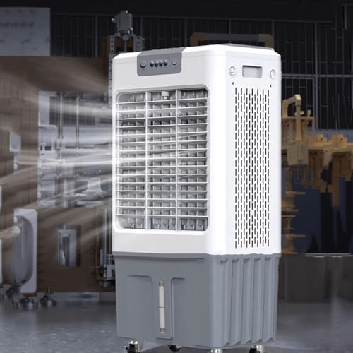 3-IN-1 Indoor Swamp Cooler Air Conditioner, Evaporative Air Cooler with Tank, 120° Oscillation for Room Office Garage