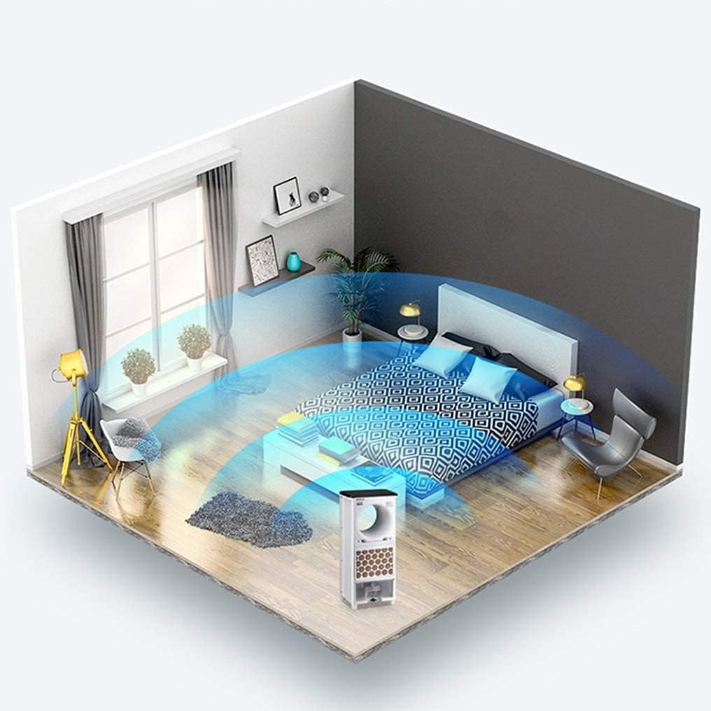 Air Cooler for Home Office Air coolers Evaporative Coolers, Portable Air Conditioner Evaporative Misting With Remote Control Humidifier Fan And Bladeless Noiseless Fan,For Office, Dorm, Room