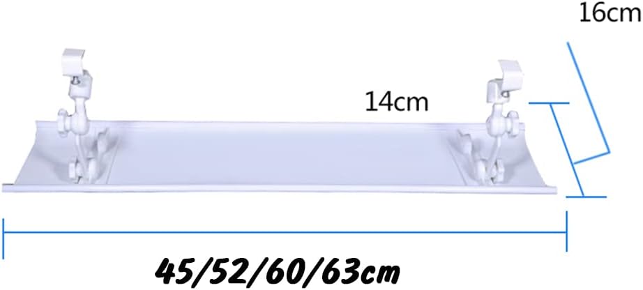 Central Air Conditioner Deflector Wind Shield Ceiling Air Conditioner Air Outlet Anti-Straight Blowing Hood Hanging White Stands for Wind Protection, Cool and Warm Air Circulation