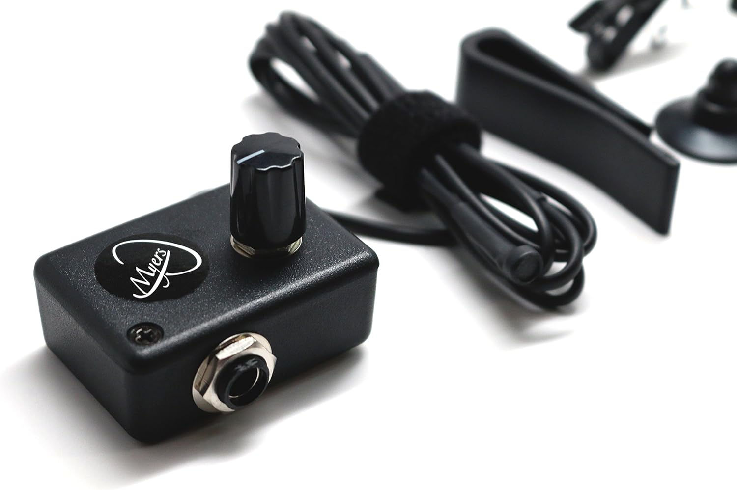 The Feather Dobro Square Neck Resonator Guitar Pickup with Flexible Micro-Gooseneck by Myers Pickups