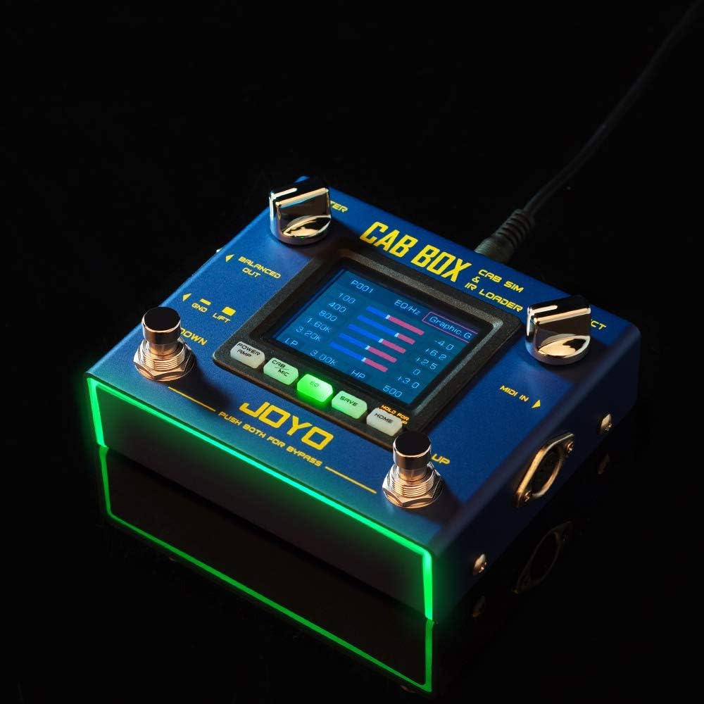 JOYO R-08 Cabinet Modeling and Power-amp Simulation Bundle with R-02 Overdrive Pedals for Electric Guitar Effects Most Frequently Combination Budget