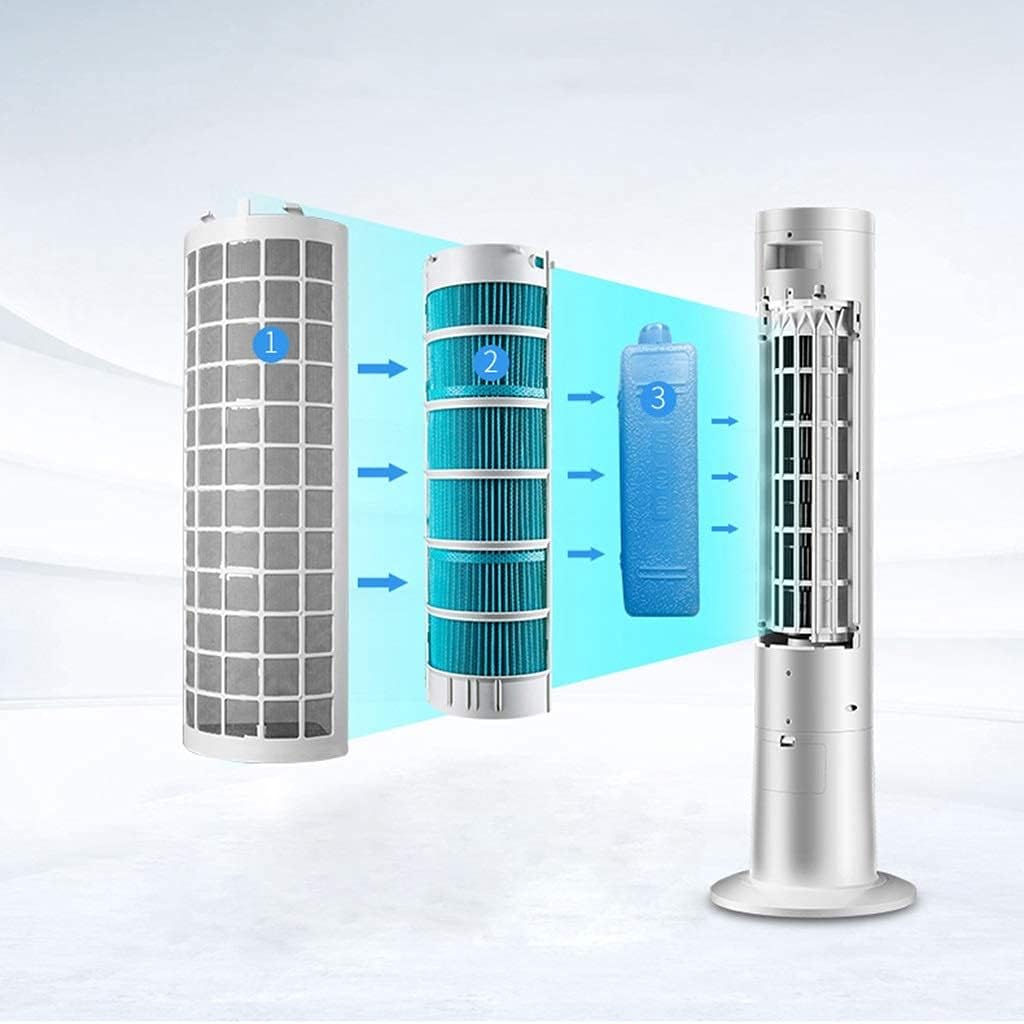 Air Cooler for Home Office Air coolers Evaporative Coolers Tower Portable Airconditoner Conditioner Super 3 Fan Speed Whit Remote Control Unit Quiet Humidifier Misting Fan,For Home Office Be
