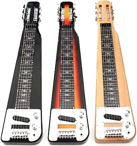 6 String Electric Steel Ring Electric Guitar Electric Guitar Neck (Color : Black)