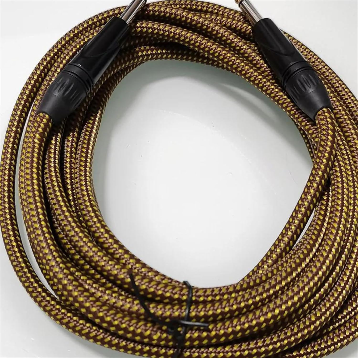 Professional Guitar Cable 5m Guitar Cable 1/4 Inch Instrument Cable Noise Reduction Durable Guitar AMP Cord for Bass