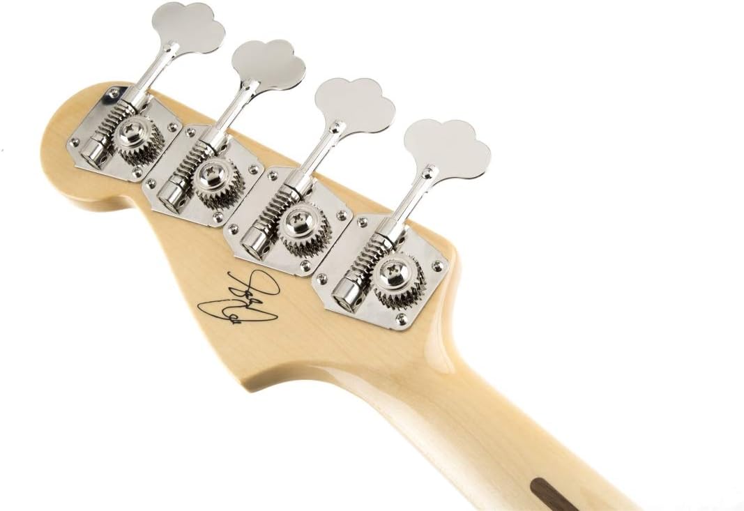 Fender 0197702806 US Geddy Lee Jazz Bass Guitar Maple Neck, Black