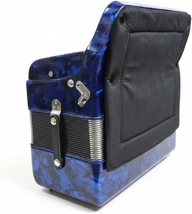 Rossetti 3412 34 Button 12 Bass 3 Switch Accordion (Blue)