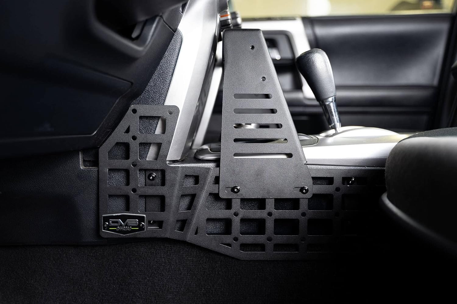 DV8 Offroad Center Console Molle Panels & Device Mount for 2010-2024 Toyota 4Runner 5th Gen | Mount for Cell Phone, GPS, Radio, & Other Accessories | Automatic & Manual Transmissions