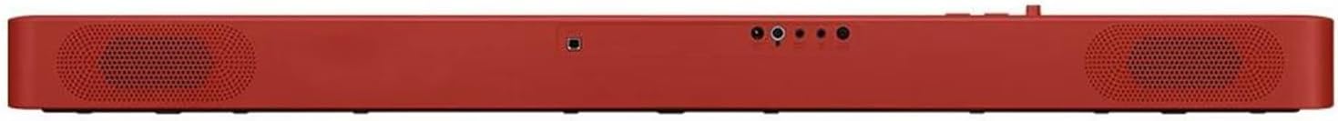 Beginner Electric Digital Piano Electric Piano 88 Keys Weight Hammer Recording Function Stylish And Portable Supports Two Power Supply(Red)