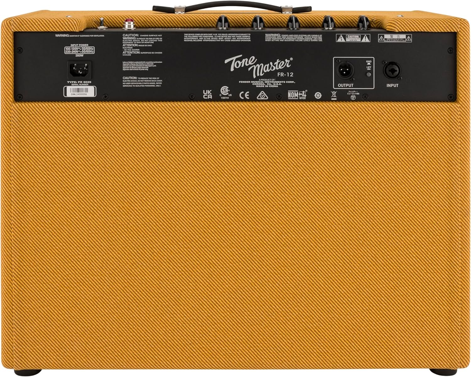 Tone Master FR-12, Tweed, 120V