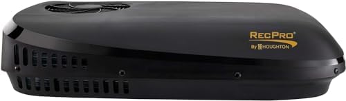 RecPro RV Air Conditioner Low Profile 9.5K Non-Ducted | Optional Heat Pump | Quiet AC | Cooling Only | RV AC Unit | Camper Air Conditioner (Include Heat Pump, Black)