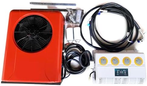 Air Conditioner, 12V 800W 36A Portable Outdoor&Indoor Air Conditioner Two Packages Split AC Unit Universal Electric A/C Kits Camper A/C Units w/Remote Control for RV, Trailers, Pilothouse, Trucks