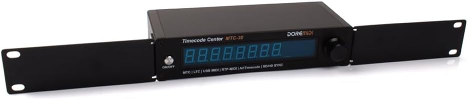 Timecode Center MTC-30 Supports Timecode Reader Generator Converter SMPTE LTC ArtTimeCode RTP-MIDI MMC PoE(MTC-30)