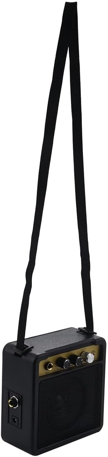 5W Mini Guitar Amplifier – Portable Practice Amp with Headphone Jack for Electric Guitar, Battery/AC Power (Quiet Practice)