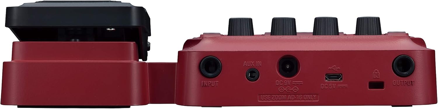 Zoom B1X Four Bass Multi-Effects Processor with Expression Pedal, with 70+ Built-in Effects, Amp Modeling, Looper, Rhythm Section, Tuner, Battery Powered