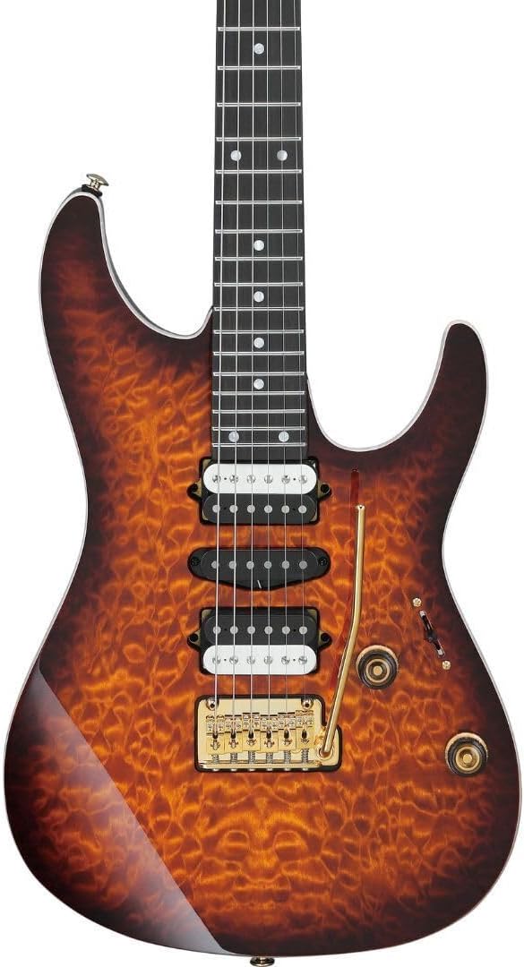 Ibanez Premium AZ47P1QM Electric Guitar - Dragon Eye Burst