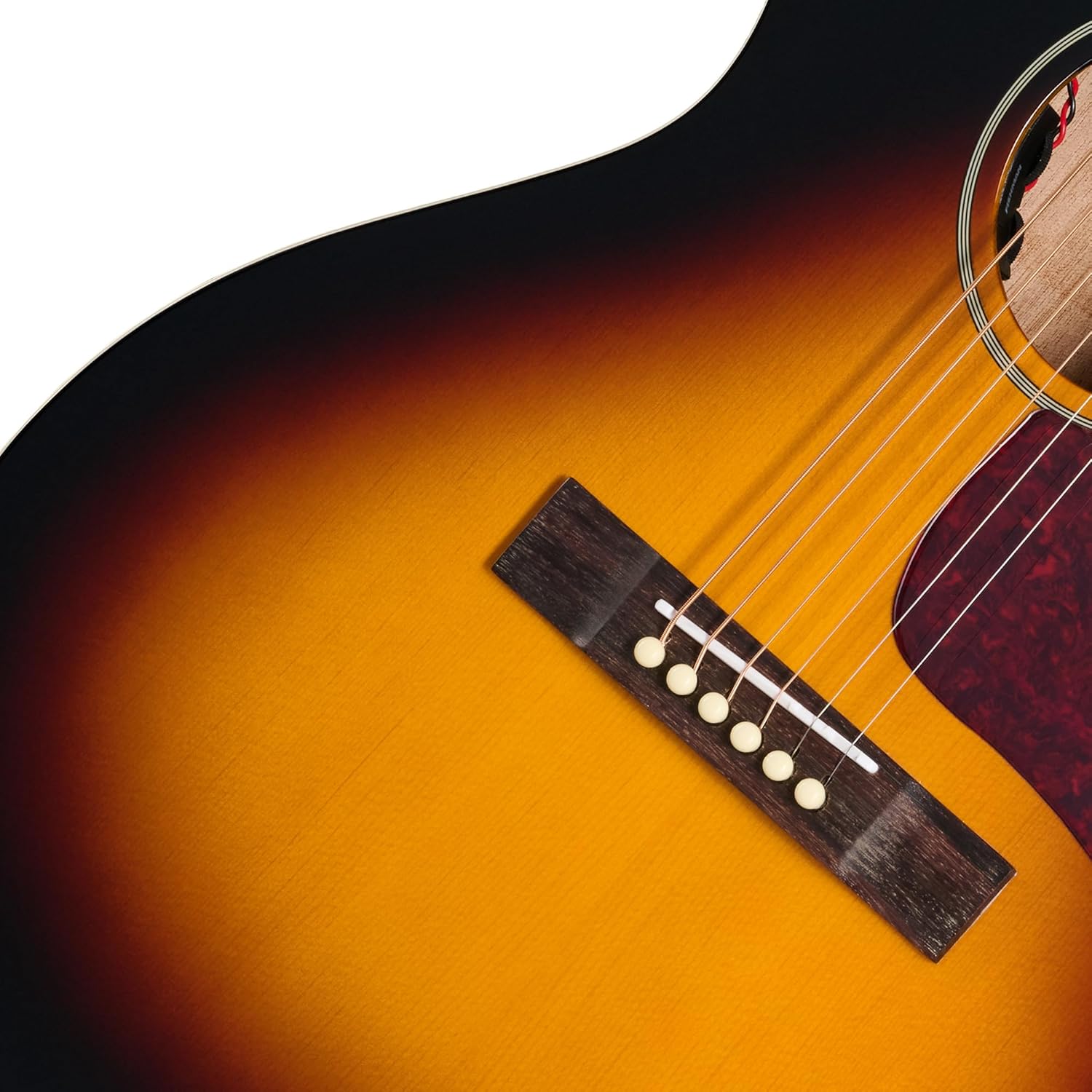 Epiphone Blues King Studio Parlor Acoustic Electric, Dark Burst with Bag