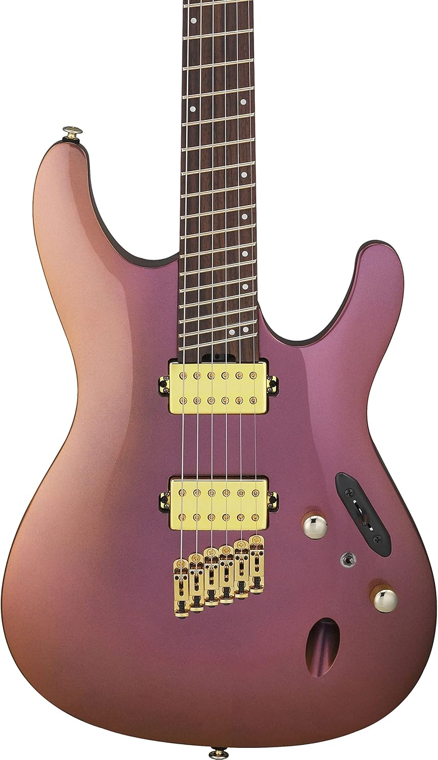 Ibanez Axe Design Lab SML721 Electric Guitar - Rose Gold Chameleon