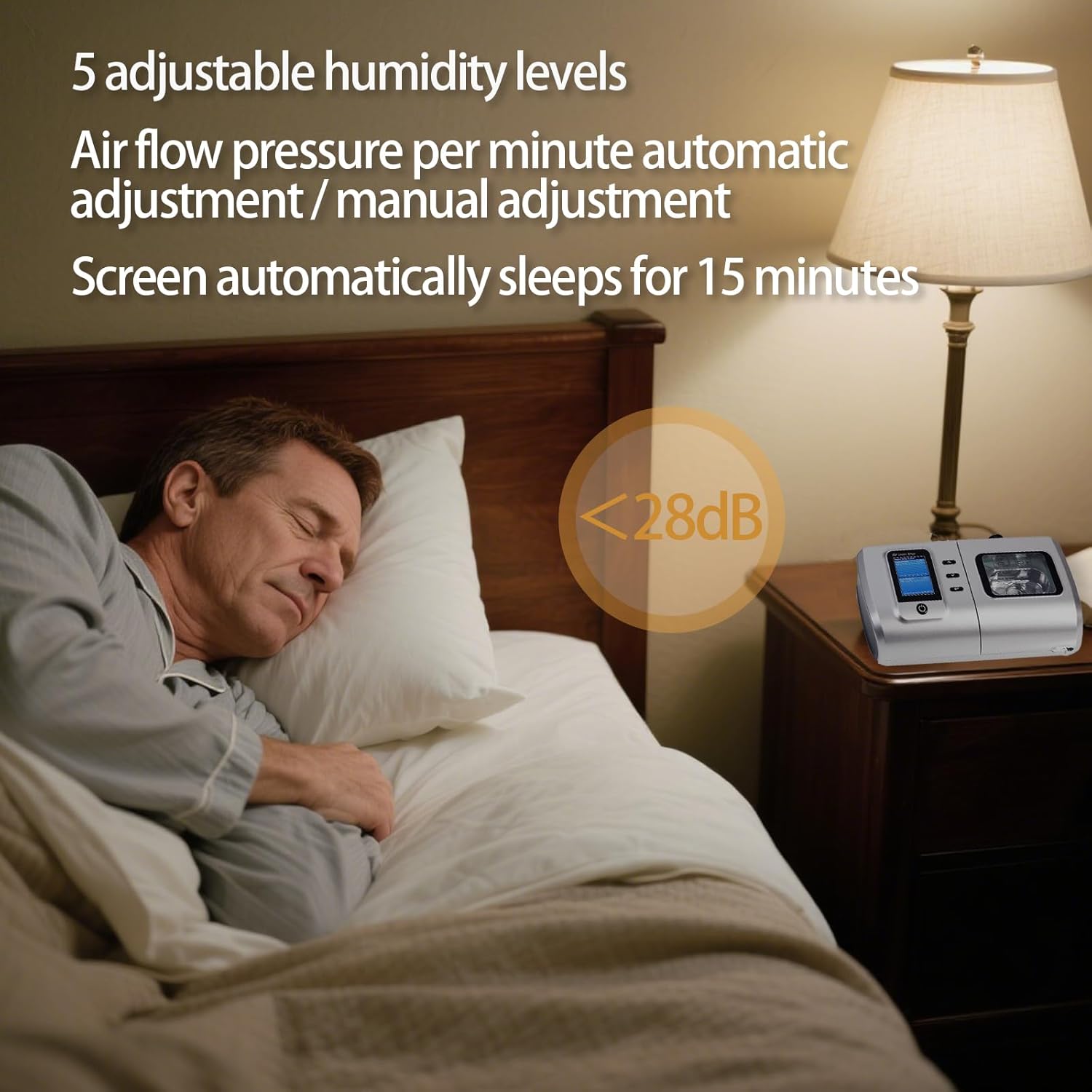 Veterinary Auto Sleepnea Device - Portable and Automatic, Featuring a 220ml Water Tank, English Version, All Accessories Included and a Storage Bag