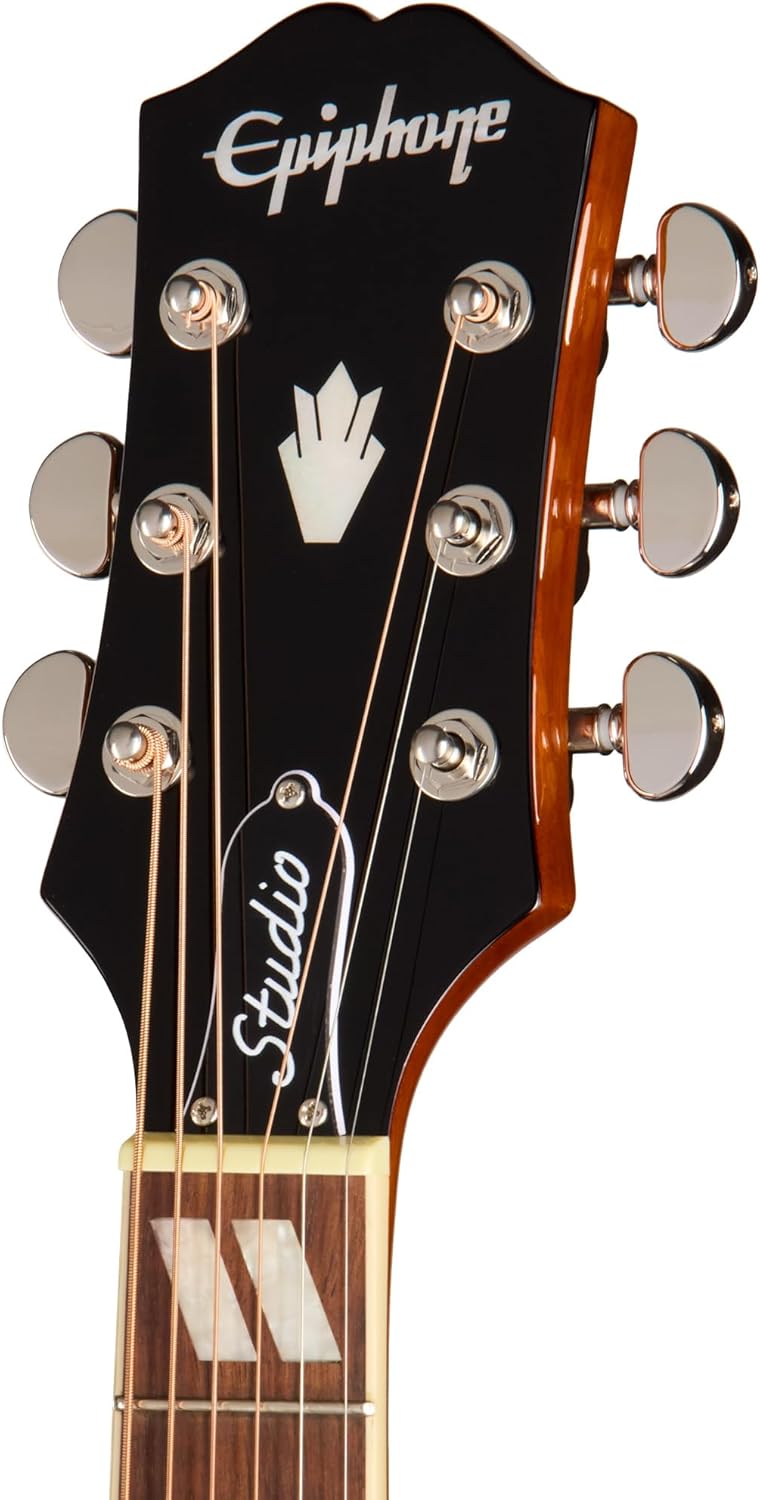 Epiphone Hummingbird Studio EC Acoustic Electric, Heritage Cherry Sunburst with Bag