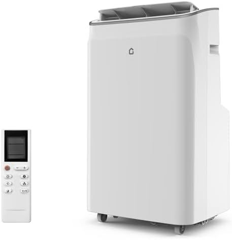 GarveeHome 12,000 BTU 3 in-1 Portable Air Conditioner, Dehumidifier & Fan, Cools Up to 750 Sq. Ft., with Remote Control, Sleep Mode, 24H Timer & Installation Kit for Home, Office, Dorm