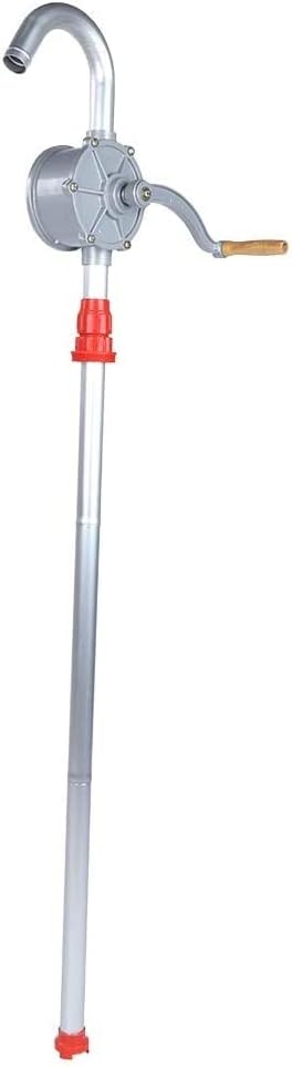 Hand Tool Hand Drum Pump -Aluminum Alloy Manual Hand Crank Oil Barrel Pump for Fuel Oil Petrol Diesel Stable Performance
