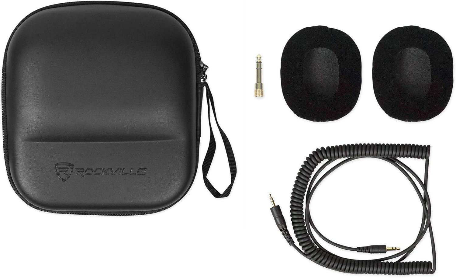 Audiosavings Bundle: Focusrite Vocaster Two USB-C Podcast Podcasting Studio Audio Recording Interface Bundle with (2) Rockville PRO-M50 SR Studio Headphones (3 Items)