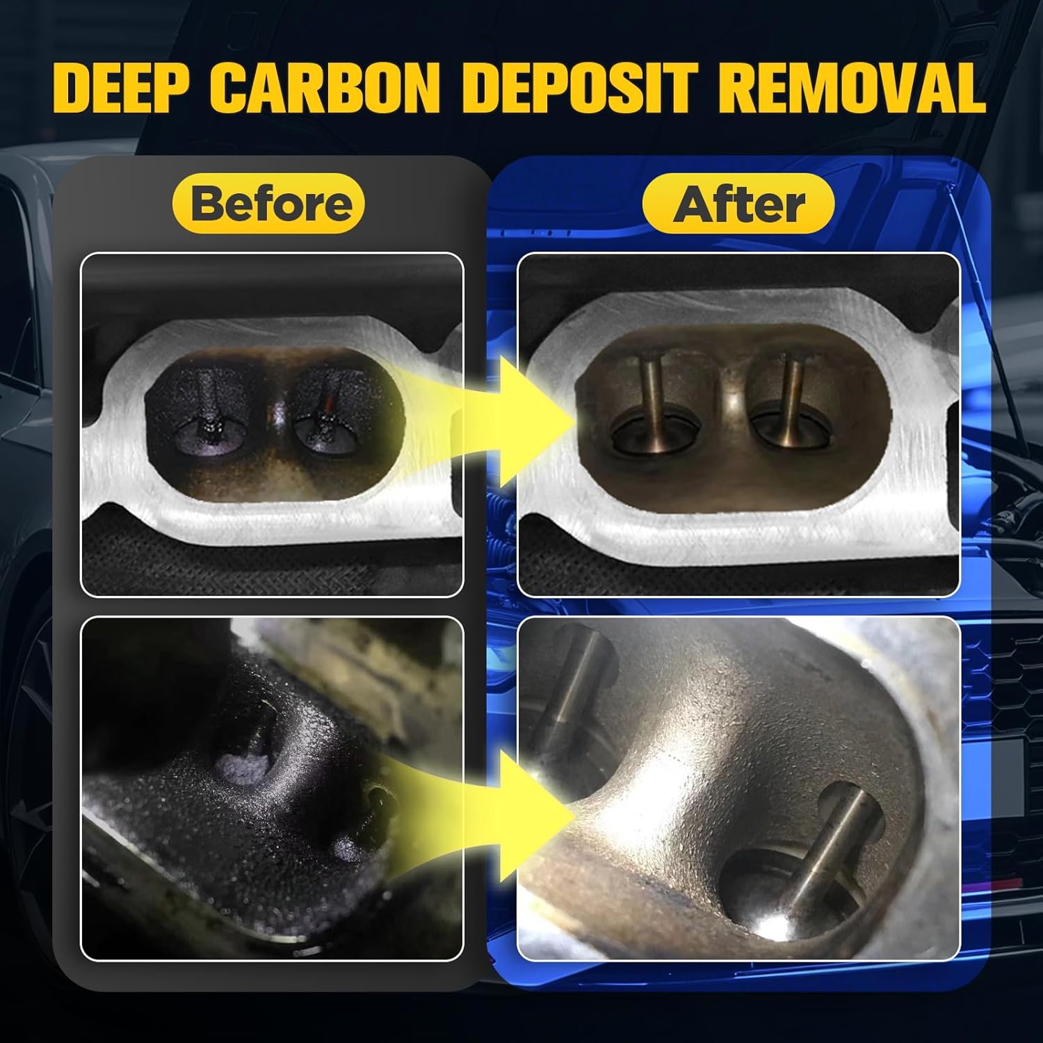 Walnut Blaster Kit for Carbon Cleaning, 1200W Engine Intake Valve Cleaner Machine, Automotive Engine Carbon Remover with 2kg Walnut Sand, Sand Blaster for Carbon Cleaning HTS558