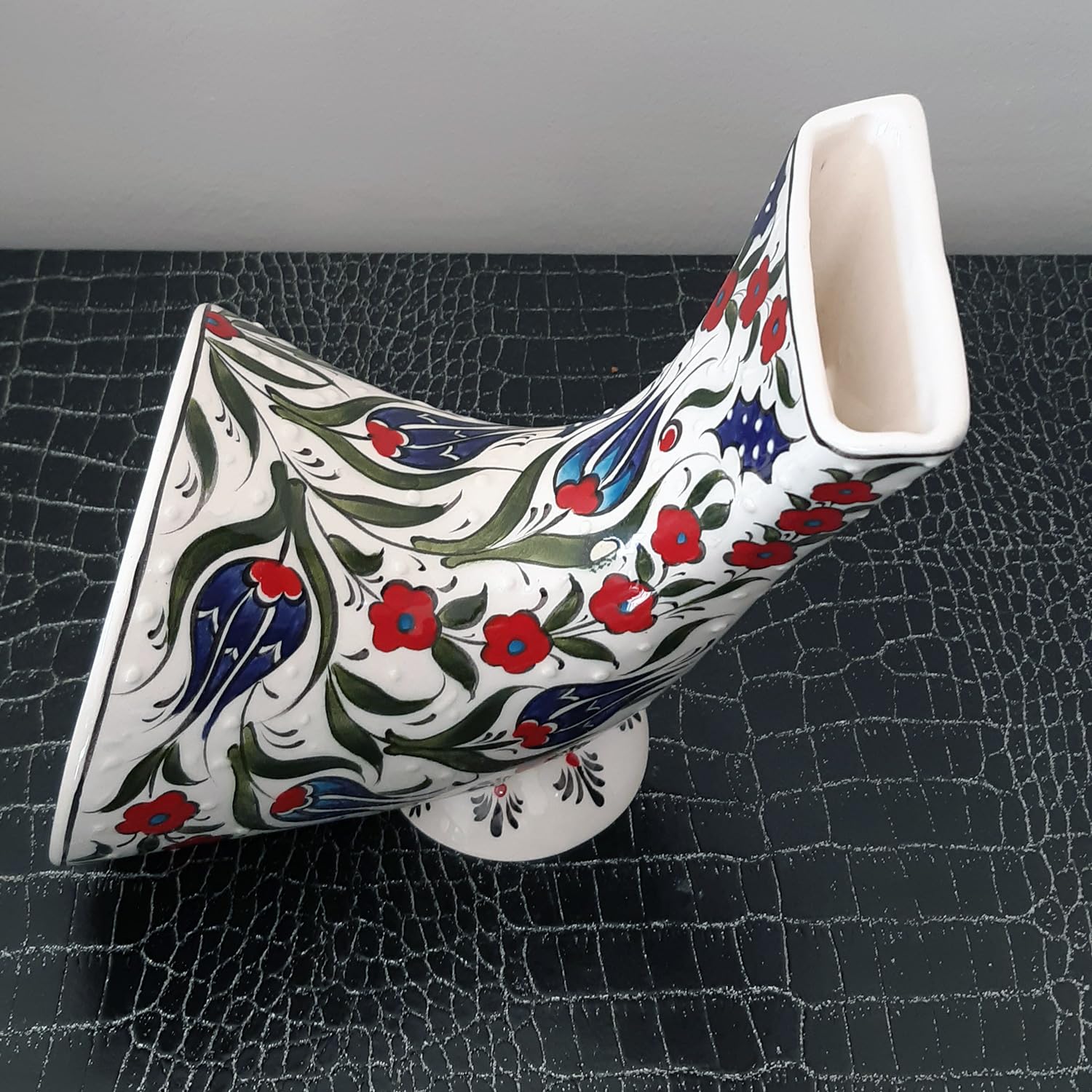 Handmade Ceramic Gramophone Speaker Amplifier Sound Bomb 