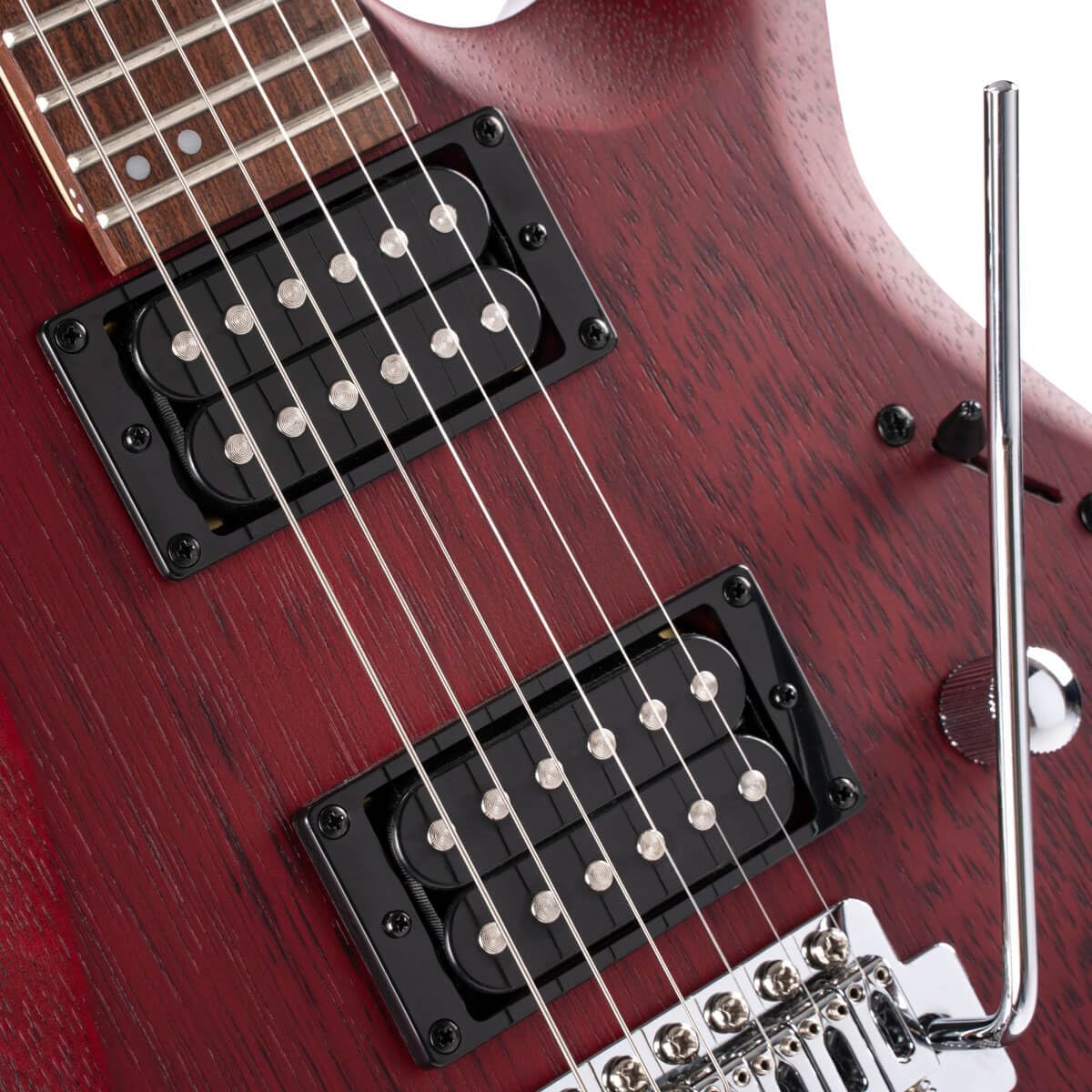 Cort X100 - black cherry open pores - Electric guitar