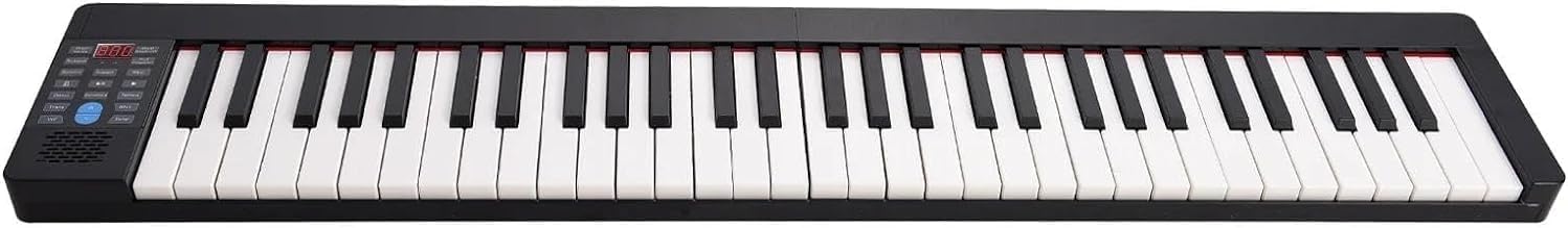 Keyboard Piano, Electronic Keyboard 61-Key Foldable Electronic Piano Multifunctional Electronic Organ Folding Digital Piano