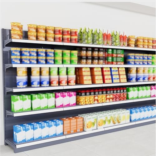 5-Tier Snack Display Rack with 30 Hooks - Perfect Retail Shelf for Supermarkets, Convenience Stores, Gas Stations, and Food Stands - Maximize Product Visibility and Sales