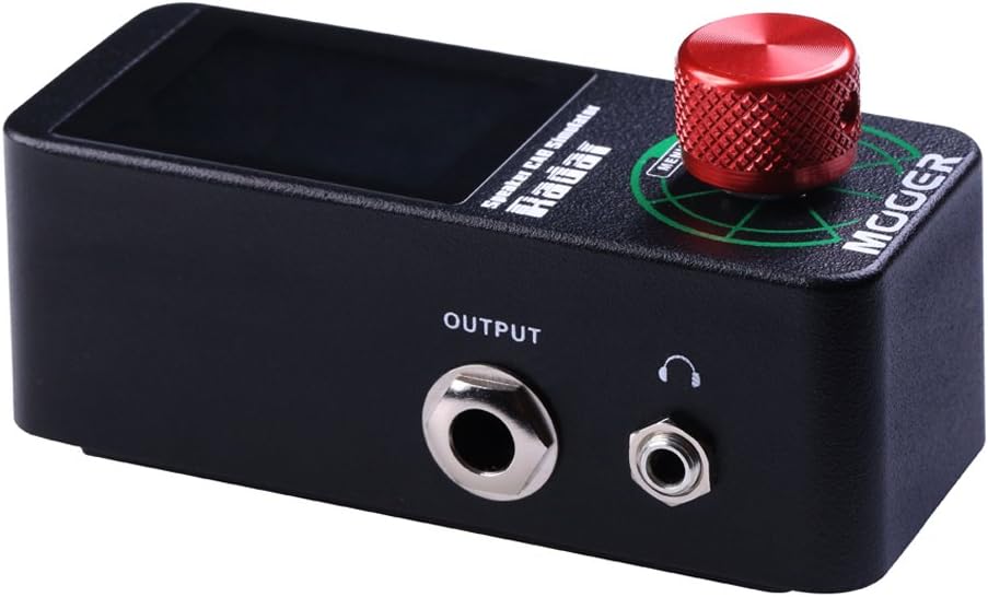 MOOER Radar Guitar Speaker CAB Simulator Guitar Pedal for Electric Guitar and Bass Guitar with 36 Preset slots, 30 Different Speaker Cab models,11 Mic models, and 4 Power amp models