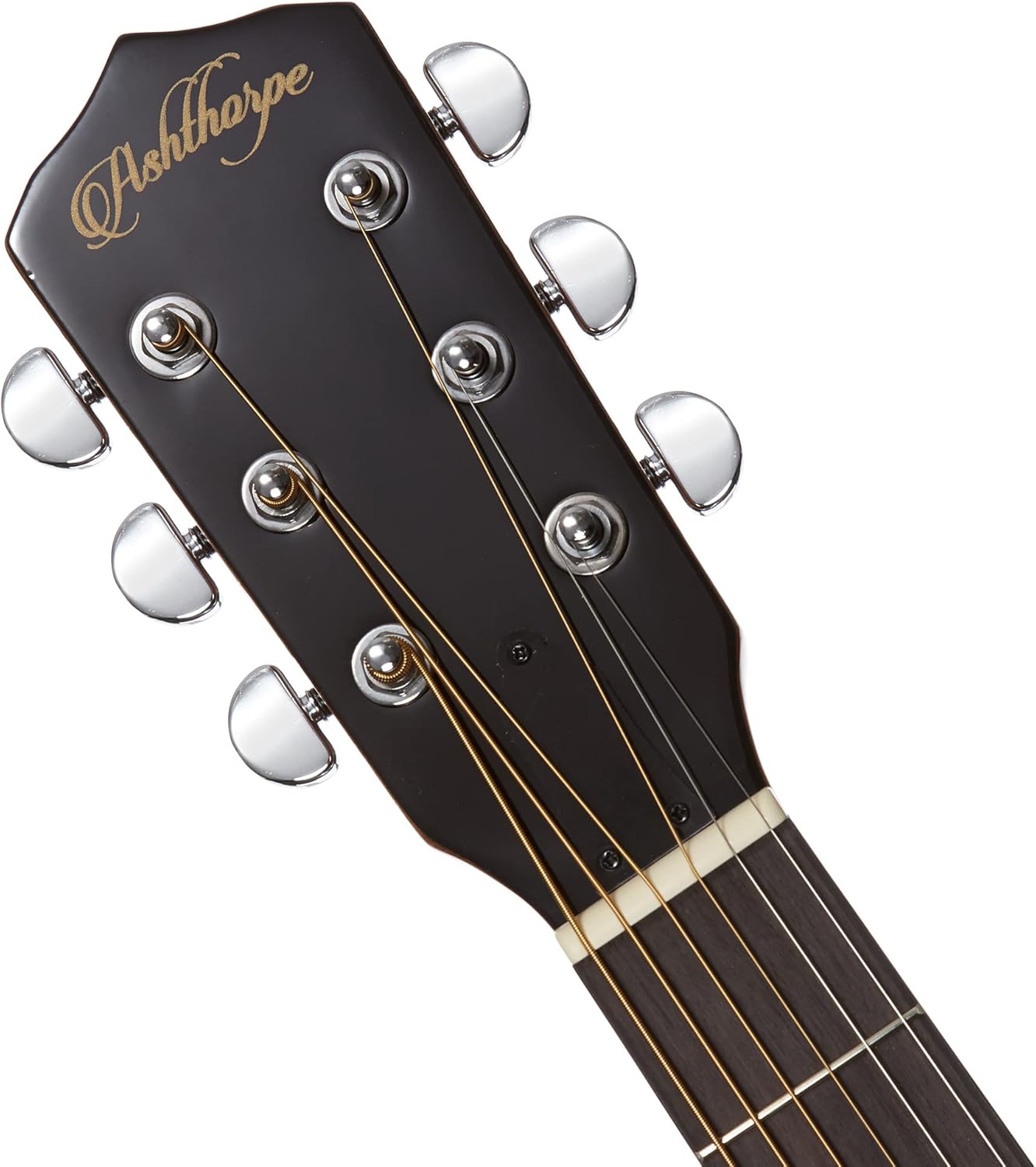 Ashthorpe 6-String Banjo - Full Size with 24 Brackets, Closed Back, Mahogany Resonator