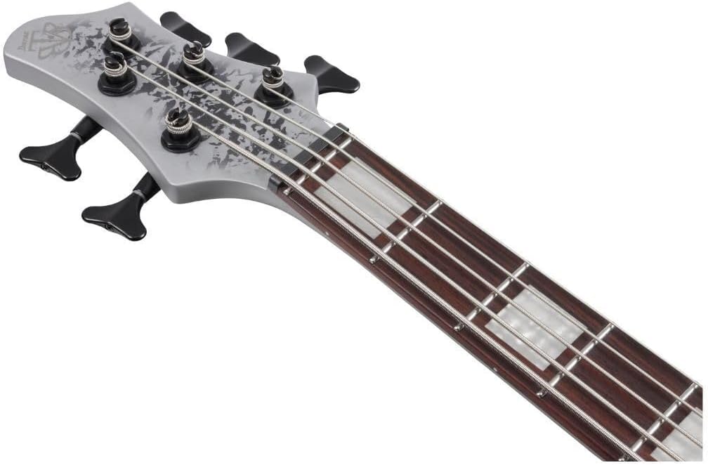Ibanez 25th-anniversary BTB Standard 5-string Electric Bass Guitar - Silver Blizzard Matte