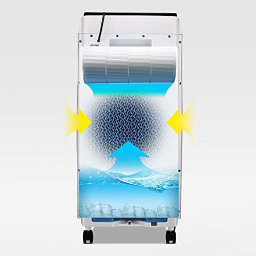 Portable Air Conditioner Fan Portable Air Cooler, Evaporative Small Misting Humidifier Air Conditioner Fan And Bladeless Noiseless Fan, For Office, Dorm, Room(Free Ice Tray)