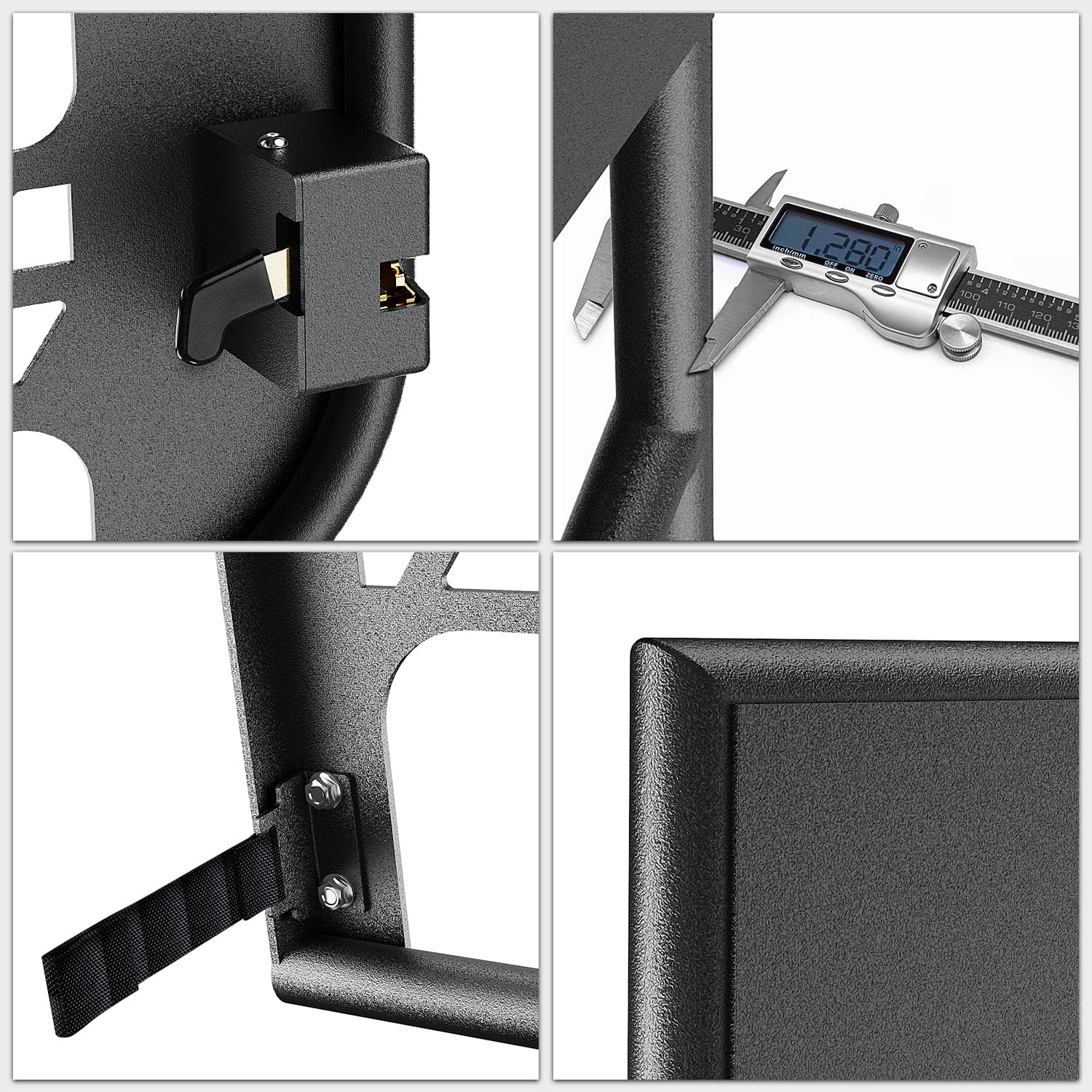 Nilight Off Road Front Rear Tubular Doors with Side View Mirrors Compatible with 2018 2019 2020 2021 2022 2023 2024 2025 Wrangler JL 2020 2021 2022 2023 2024 2025 Gladiator JT 4 Door Only