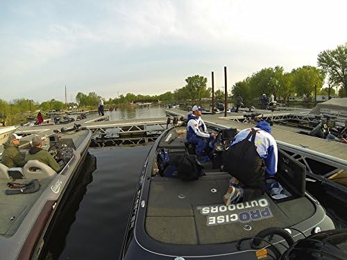 PROcise DEK-It Fish Finder Mount for Boats, Dual Unit Deck Mount with GPS Slot for Fish Finders, Depth Finders and Other Fishing Accessories, Marine-Grade Aluminum, Durable, Secure and Rust-Proof