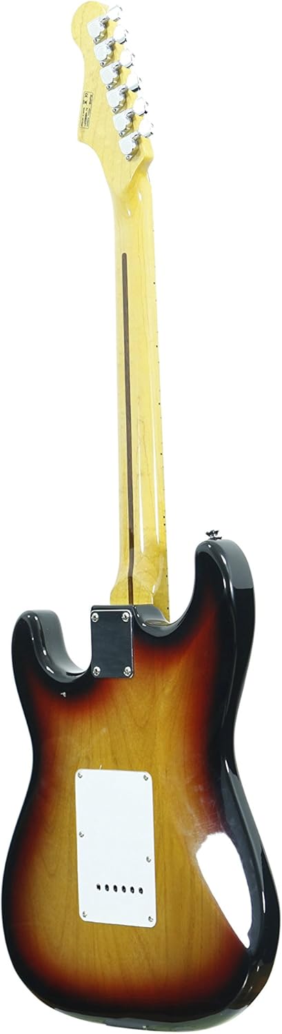 IYV 6 String Solid-Body Electric Guitar, Right, Sunburst (IS-200 SB), 41.73 x 16.54 x 3.15 inches
